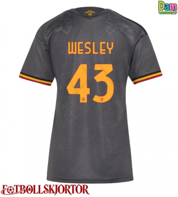 AS Roma Wesley Franca #43 Tredjetröja Dam 2026-27 Kortärmad